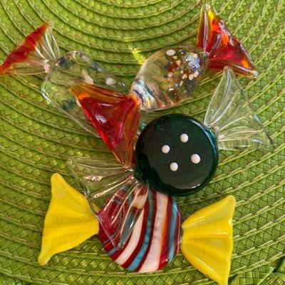 Sweet Vintage Murano Wrapped Candy Art Glass