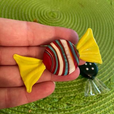 Sweet Vintage Murano Wrapped Candy Art Glass