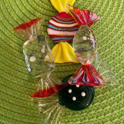 Sweet Vintage Murano Wrapped Candy Art Glass