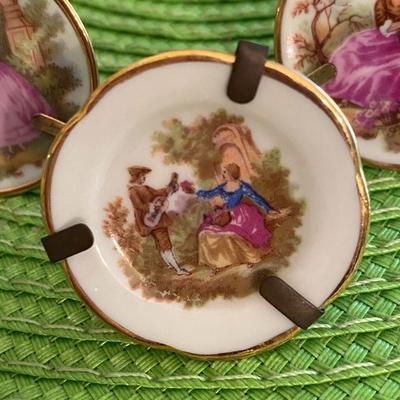 Lovely Miniature Limoges Hand Painted Plates Grp2