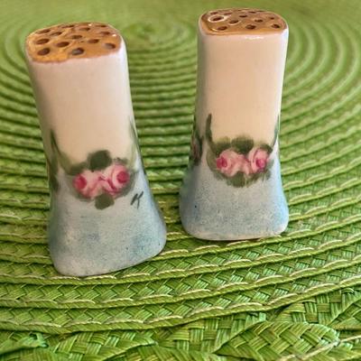 Miniature Limoges Porcelain Salt and Pepper Shakers