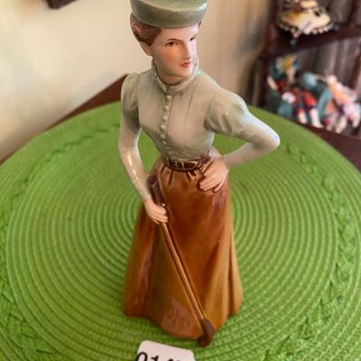Goebel Porcelain Figurine On The Fairway 1894
