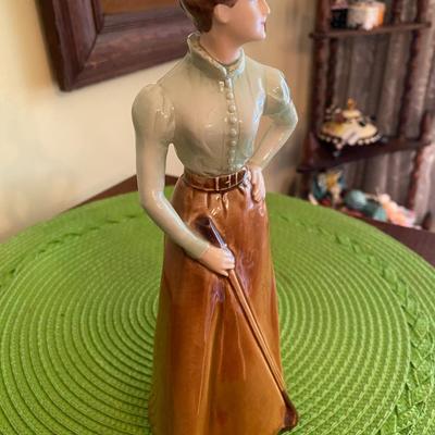 Goebel Porcelain Figurine On The Fairway 1894