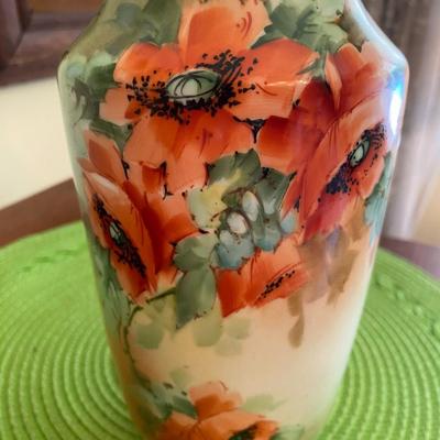 Beautiful Porcelain Hand Painted Vase by KB USA