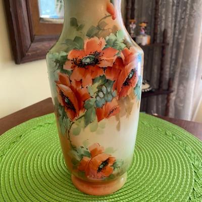 Beautiful Porcelain Hand Painted Vase by KB USA