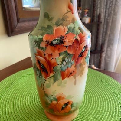 Beautiful Porcelain Hand Painted Vase by KB USA