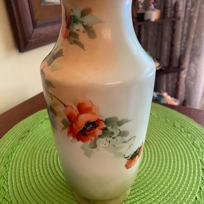 Beautiful Porcelain Hand Painted Vase by KB USA
