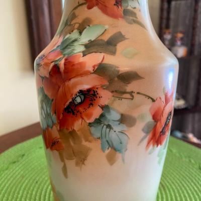 Beautiful Porcelain Hand Painted Vase by KB USA