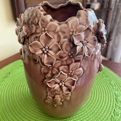 Dusty Rose Petal Ceramic Vase 