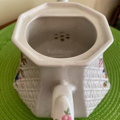 Vintage Sadler England Porcelain Floral Teapot