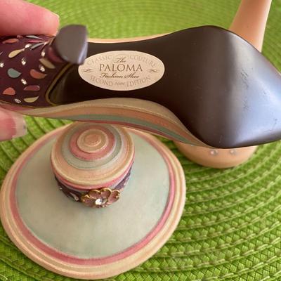 Classic Couture "Paloma" Miniature Shoe and Hat