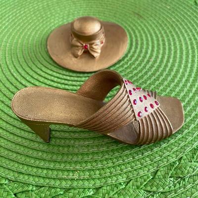 Classic Couture "Lady Orlena" Miniature Shoe and Hat