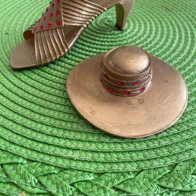 Classic Couture "Lady Orlena" Miniature Shoe and Hat