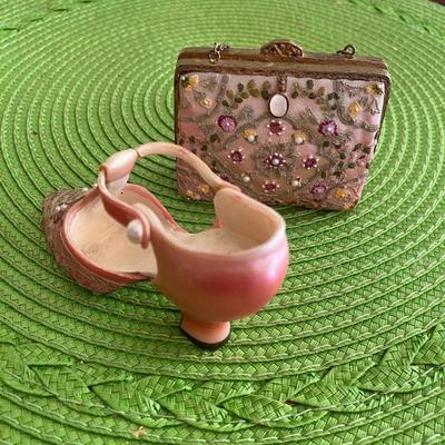 Popular Imports Jeweled Shoe and Handbag Stalgia