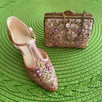 Popular Imports Jeweled Shoe and Handbag Stalgia