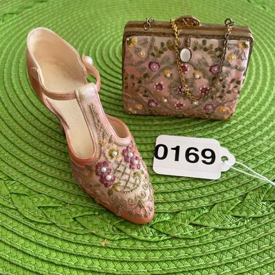 Popular Imports Jeweled Shoe and Handbag Stalgia