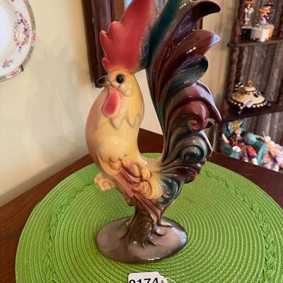 Vintage Ceramic Rooster /Chicken by Maddux of California (Lg)