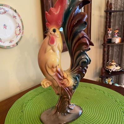 Vintage Ceramic Rooster /Chicken by Maddux of California (Lg)