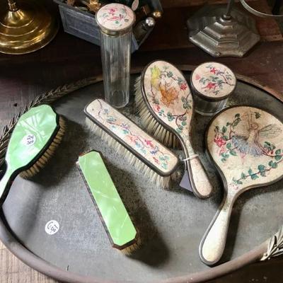 Antique Hair Brushes