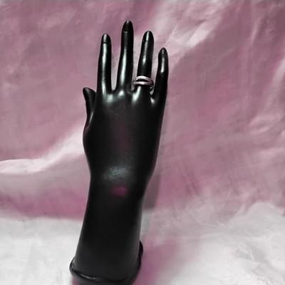 Heavy Unique Vintage 925 Band Size 7