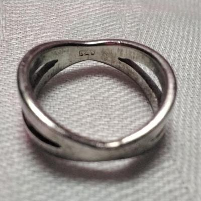 Heavy Unique Vintage 925 Band Size 7