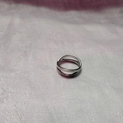 Heavy Unique Vintage 925 Band Size 7