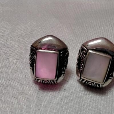Gorgeous Mother of Pearl 925 Earrings