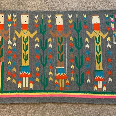 Yei corn maiden rug