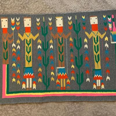 Yei corn maiden rug