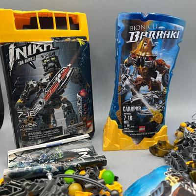 Lego Bionicle Barraki Carapar & Inika Toa Hewkii Action Figure