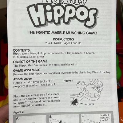 Hungry Hungry Hippos Hasbro My First Game Classic Family Game