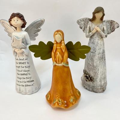 Lot of Three Angel Spiritual Figurines