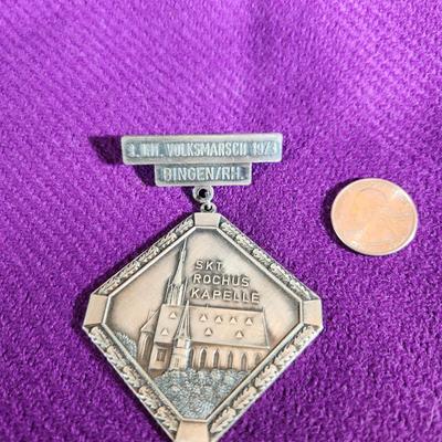 1973 BINGEN GERMAN VOLKSMARCH MEDAL
