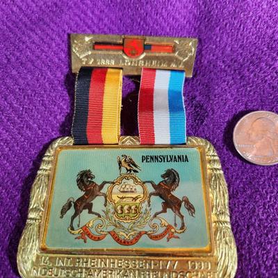 1990 LONSHEIM GERMAN VOLKSMARCH MEDAL
