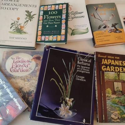 Assortment of Ikebana, Floral Arrangement and Design Informational Books (See all Pictures)
