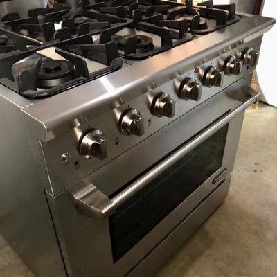 New 6 burner NXR gas range