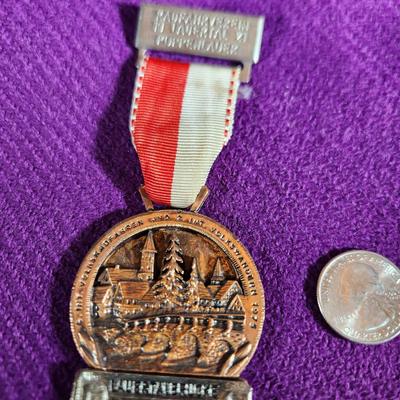 1975 LAUERTALBRUCKE GERMAN VOLKSMARCH MEDAL