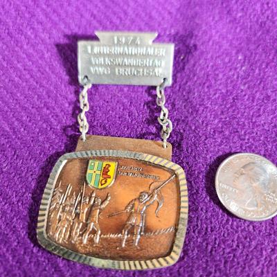 1974 BRUCHSAL GERMAN VOLKSMARCH MEDAL