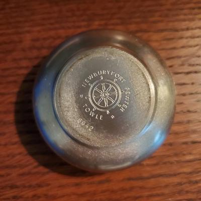 NewburyPort Pewter Salt Cellars and Spoons