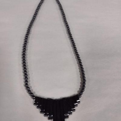 Vintage Bib Style Tahitian Pearl Necklace