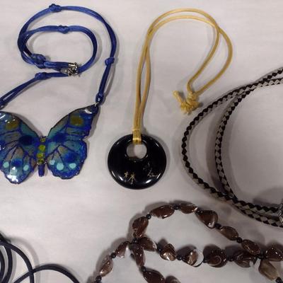 Assorted Large Pendant Costume Jewelry Necklaces