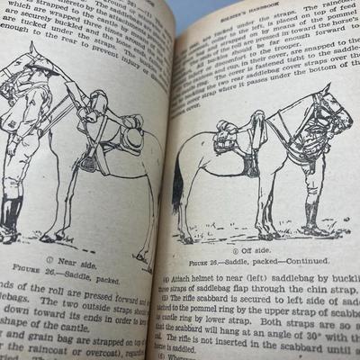 Vintage 1941 War Department Basic Field Manual Soldiers Handbook War Memorabilia