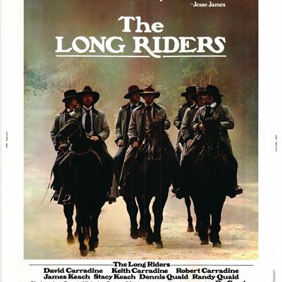 The Long Riders original 1980 vintage one sheet movie poster