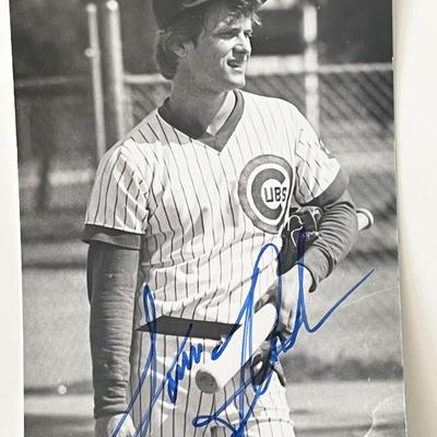 Chicago Cubs Scott Fletcher signed photo