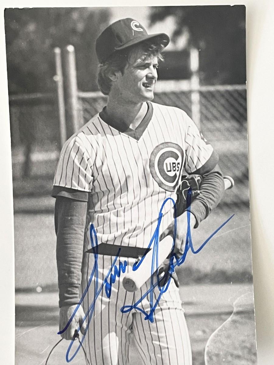Chicago Cubs Scott Fletcher signed photo