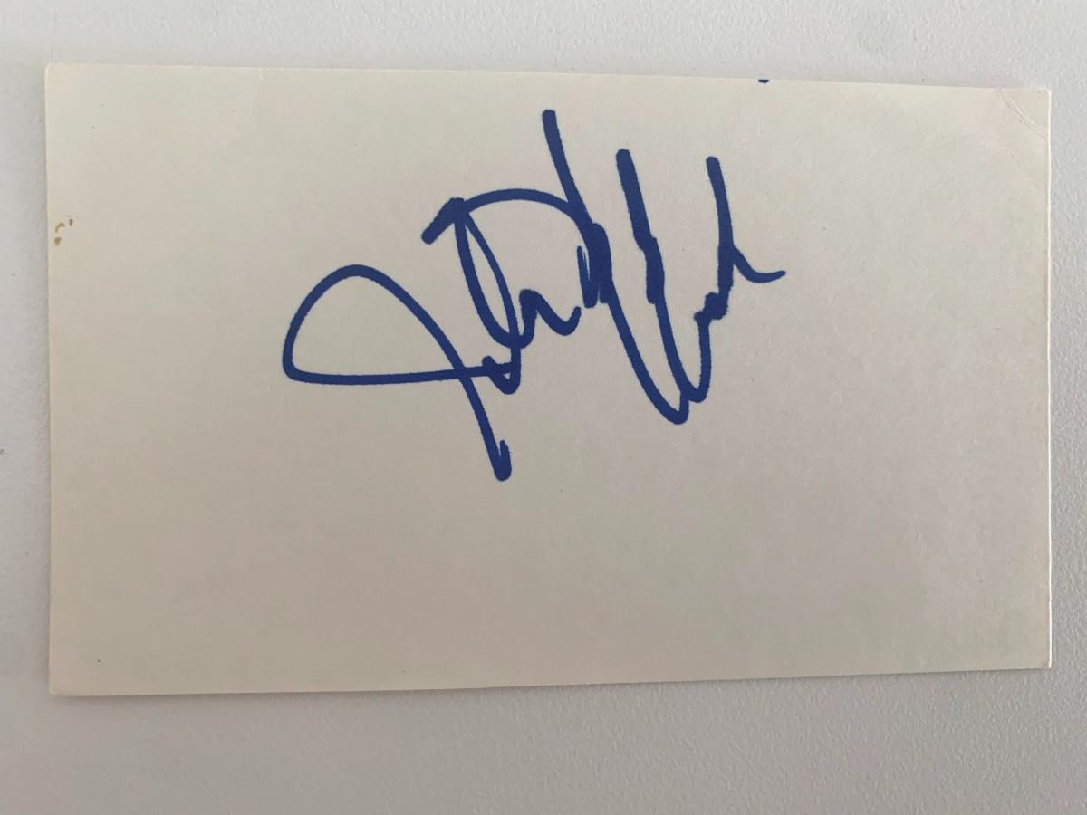 John McCook original signature | EstateSales.org