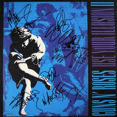 Guns N' Roses signed Use Your Illusion II album