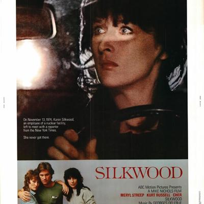 Silkwood original 1983 vintage one sheet movie poster