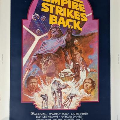 The Empire Strikes Back 1982R Original 30x40 Movie Poster