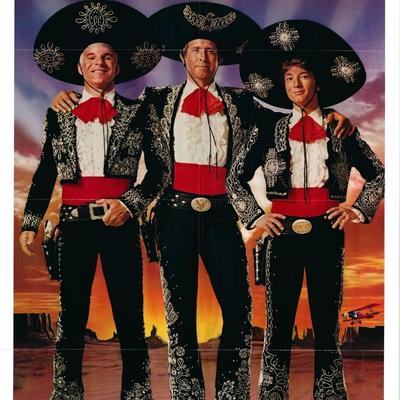 Three Amigos original 1986 vintage movie poster